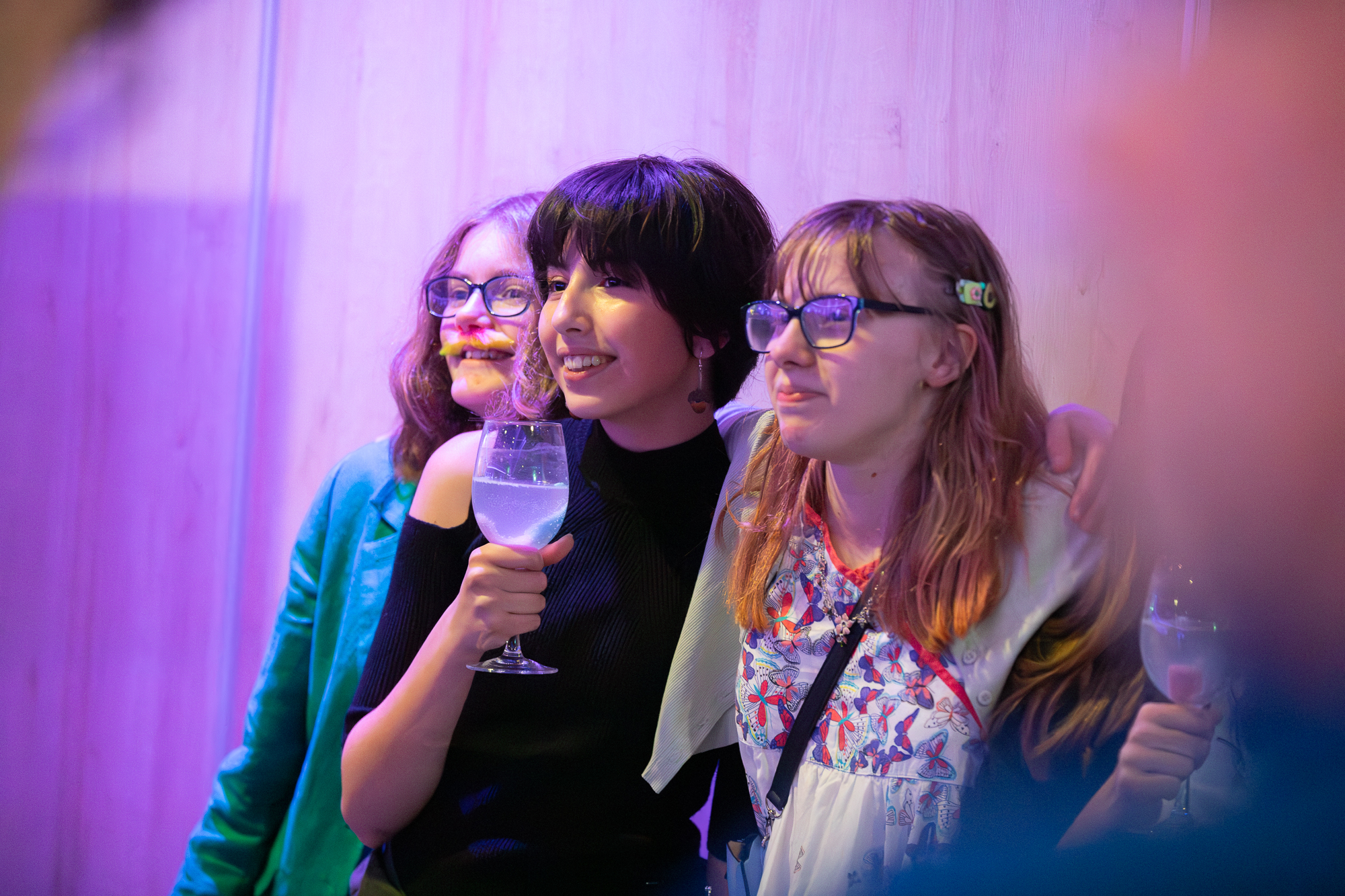 People at an award event