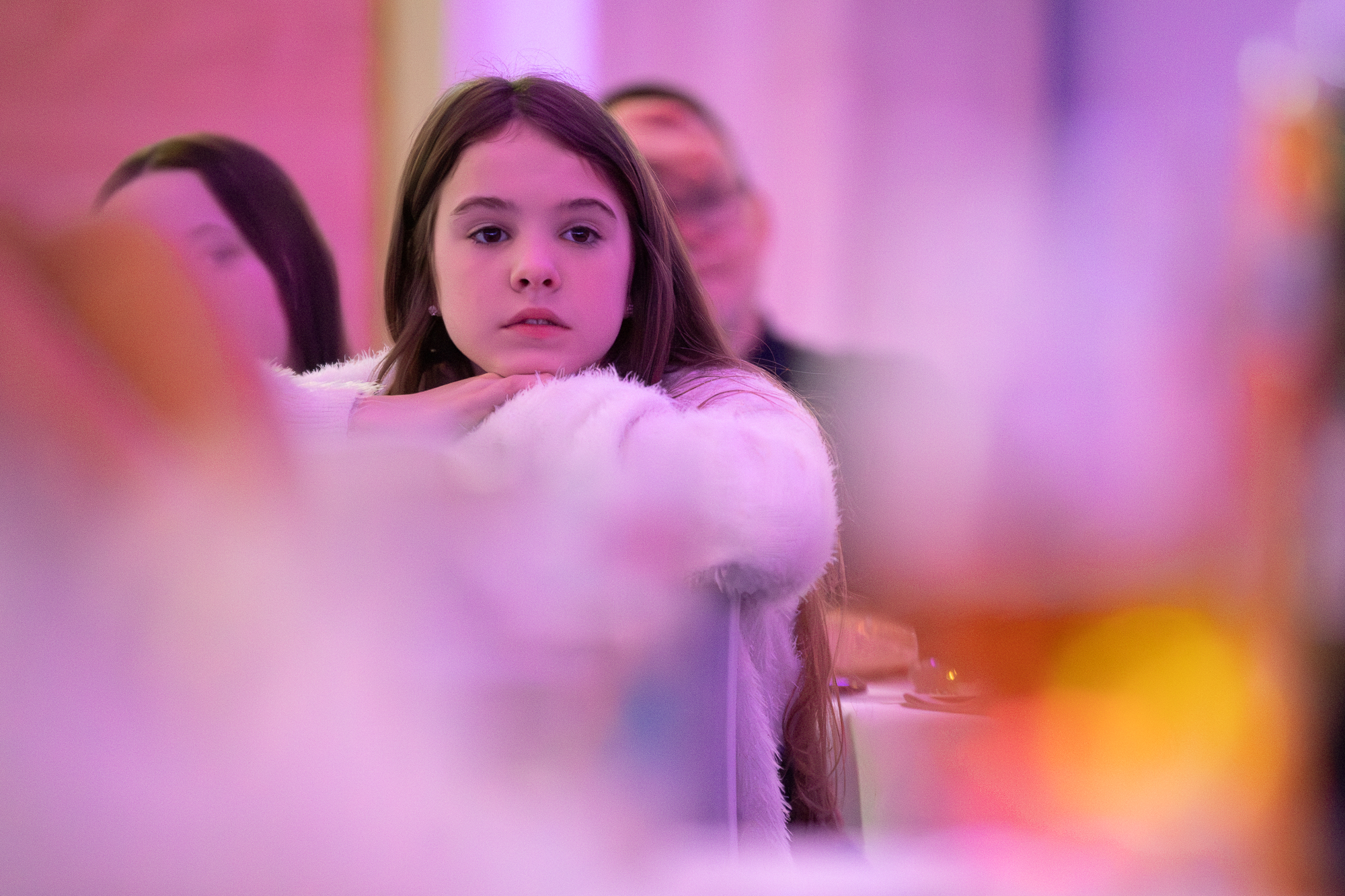 People at an award event