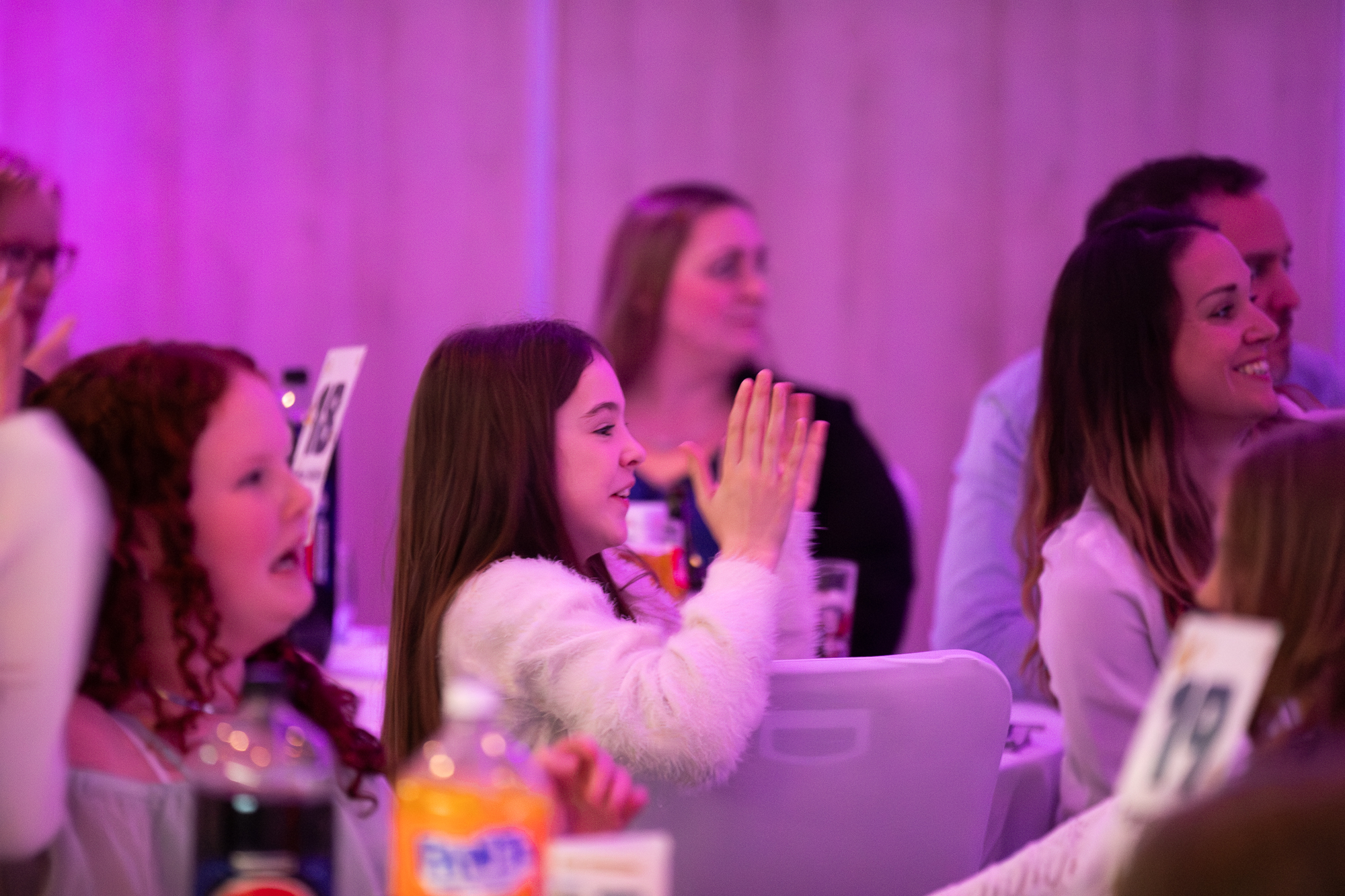 People at an award event