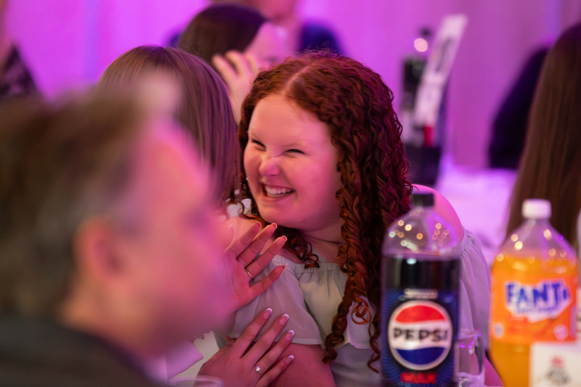 People at an award event