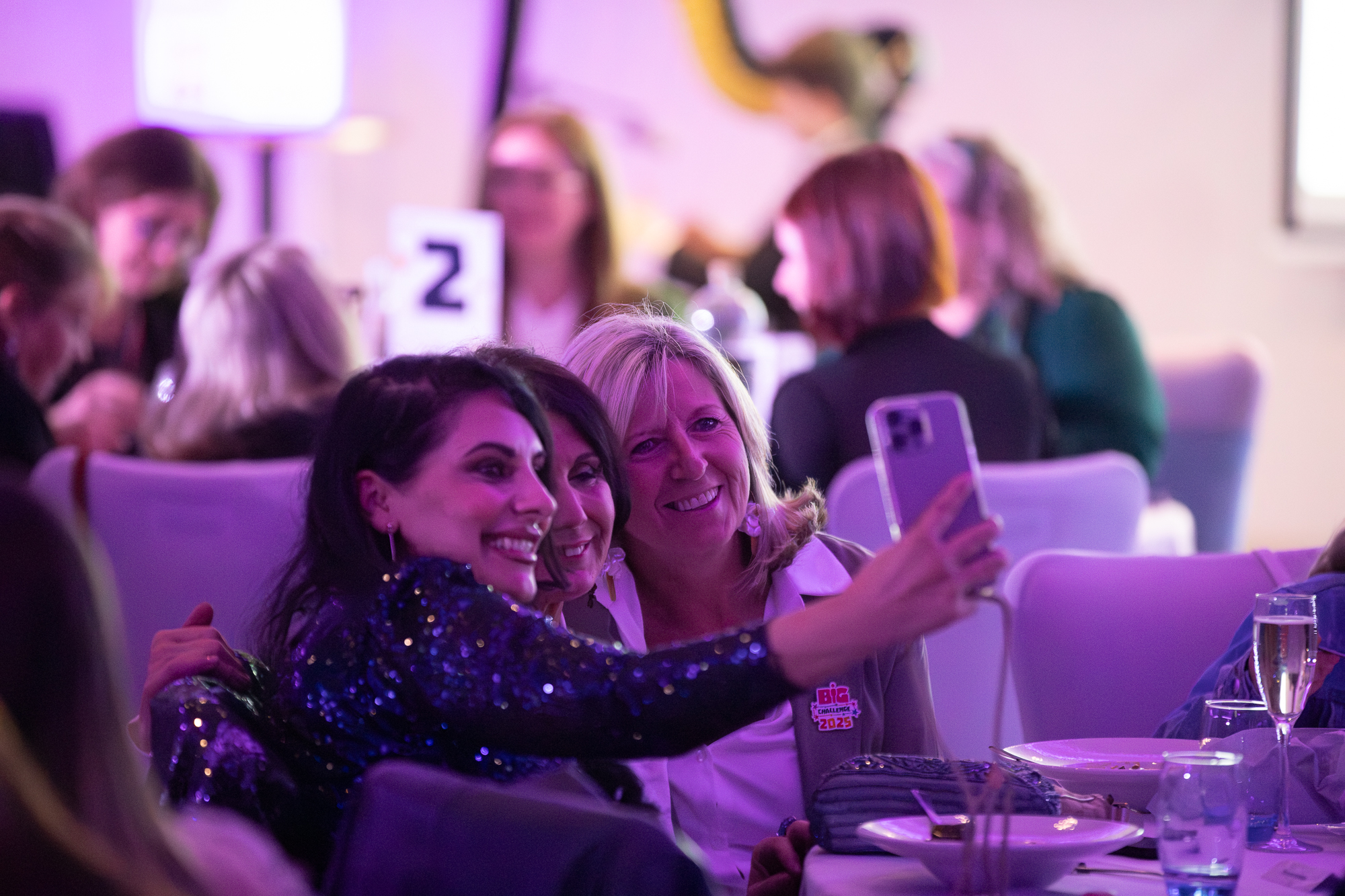People at an award event