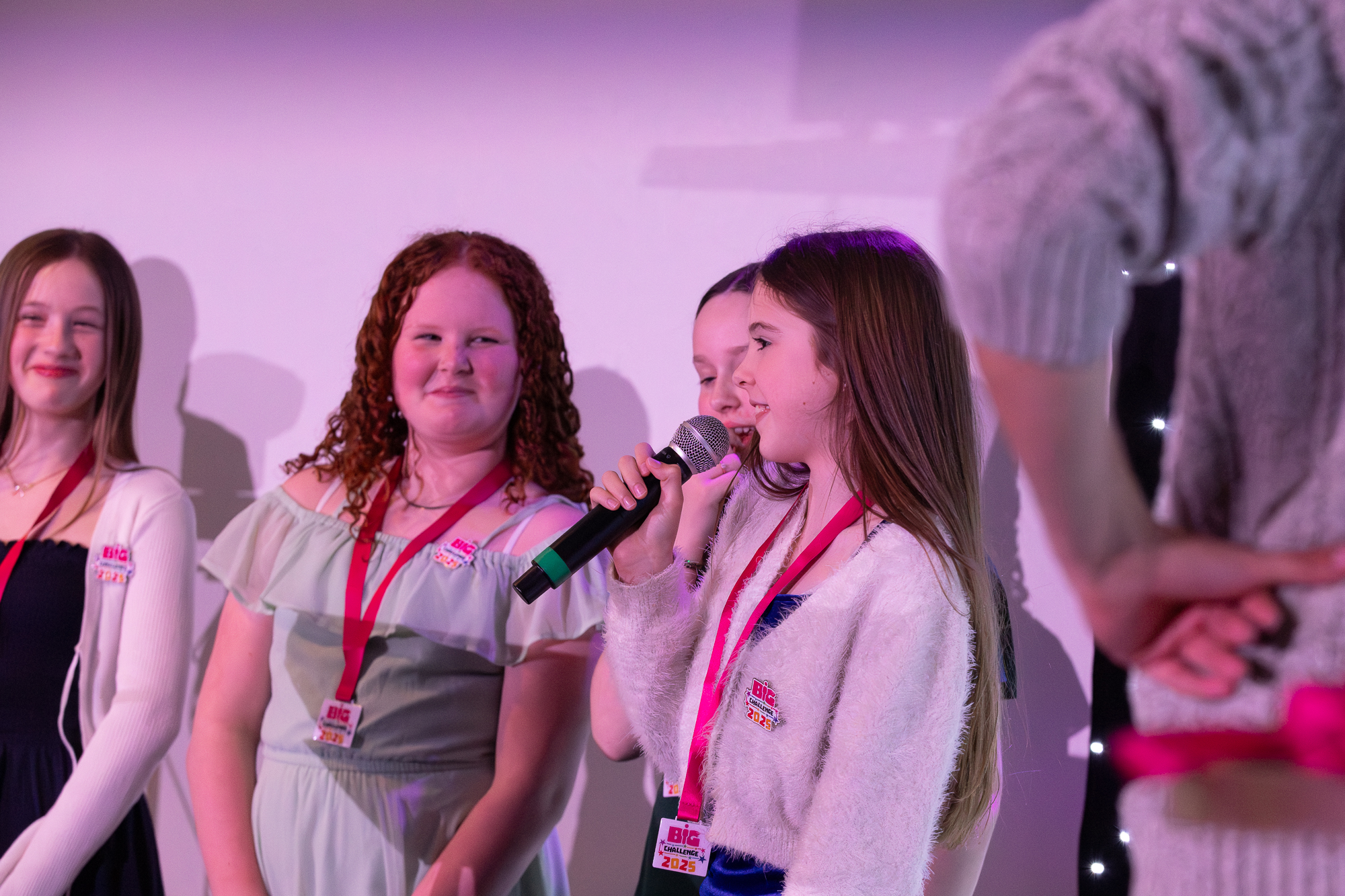 People at an award event