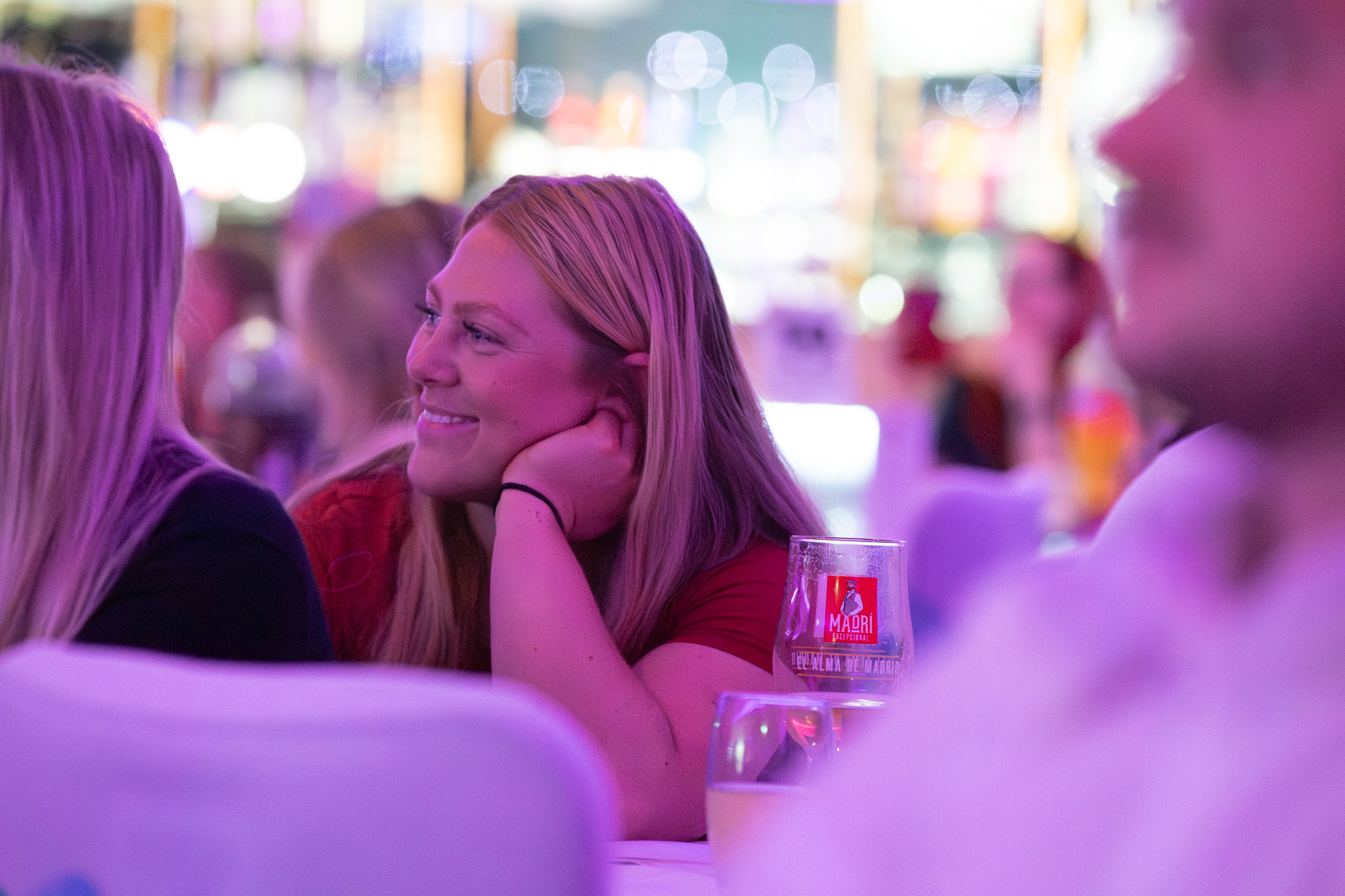 People at an award event