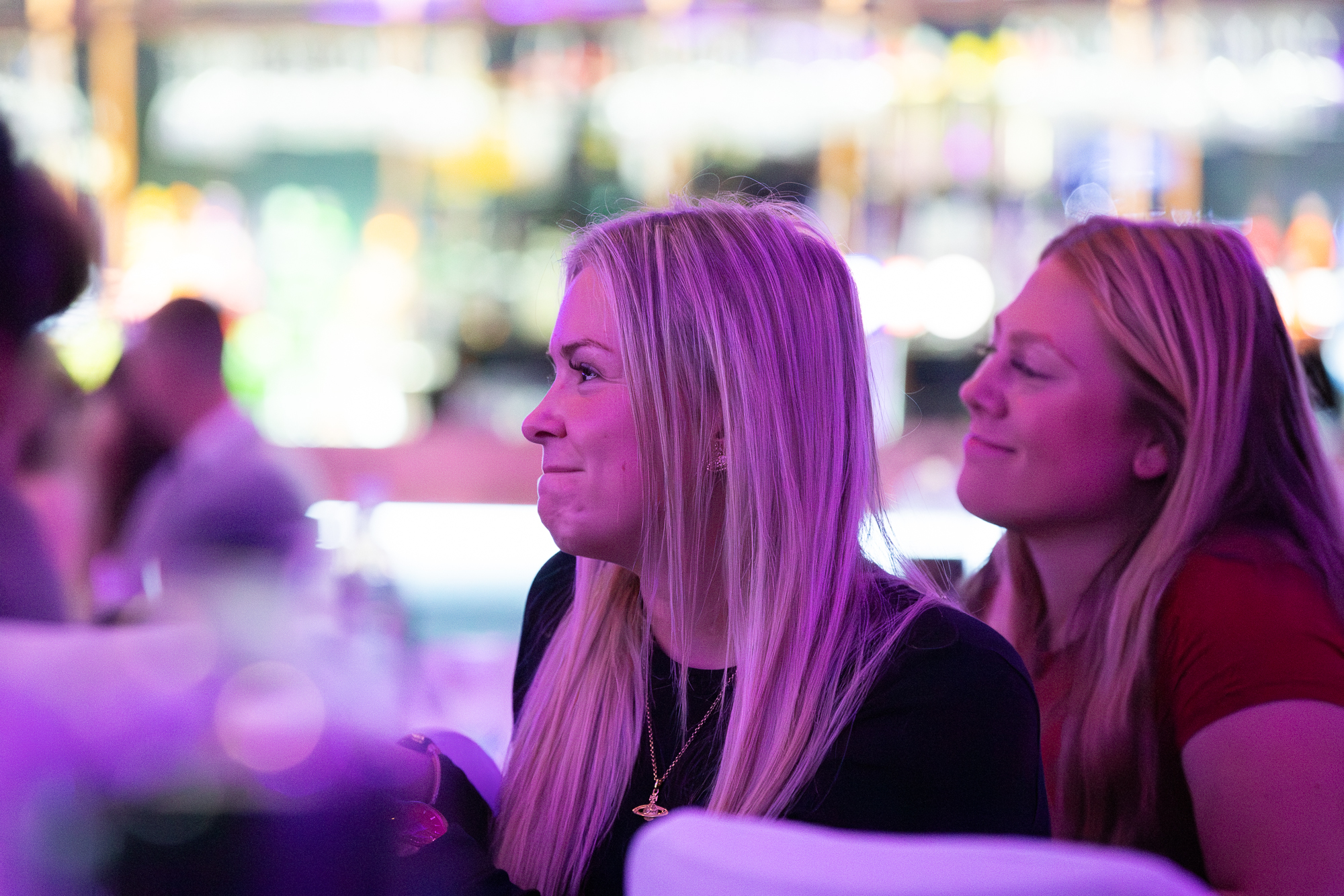 People at an award event