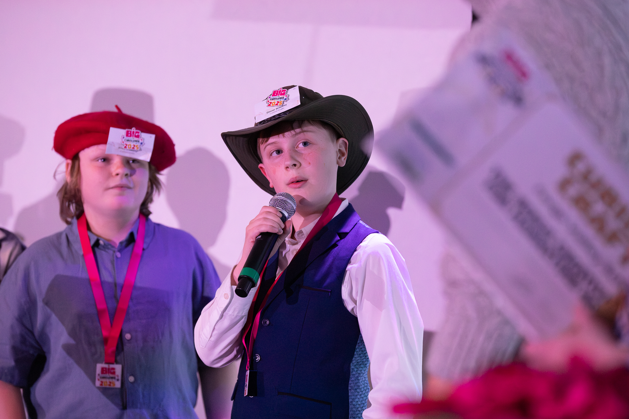 People at an award event