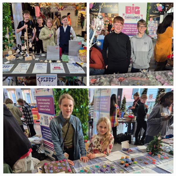 BiG Challenge teams at the Moor Market